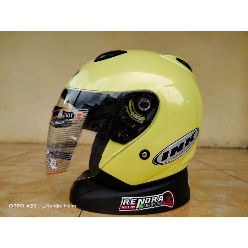 Helm INK CENTRO JET Solid Original 100% ogkir termurah 2KG-7