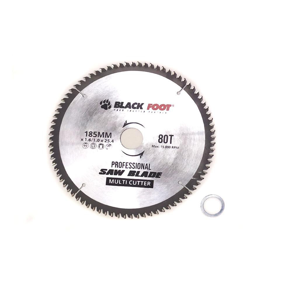 Mata Gergaji Potong Kayu Mesin Circular Saw Blade TCT 7''X 80T Blackfoot Saw Blade 7 in 80t mata ger