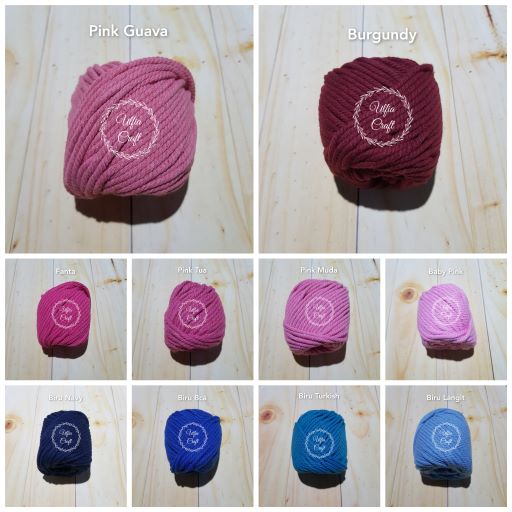 TERMURAH CUCI GUDANG Benang Macrame 3 mm Cotton Rope