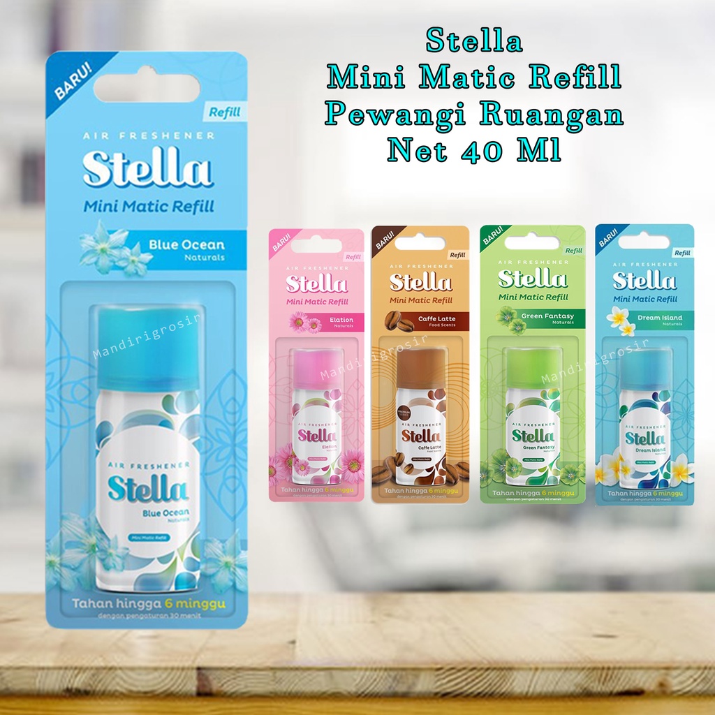 MINI MATIC REFILL *STELLA * AIR FRESHENER *  &amp; DUO MATIC REFILL