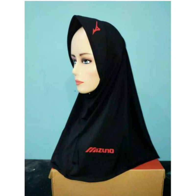 kerudung olahraga/hijab instant/hijab sport-Merah