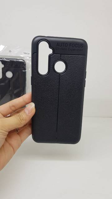 Auto Focus Realme 5 Pro 6.3 inchi Leather Soft Case Realme 5 Pro 6.3&quot; Jelly Case Realme5 Pro