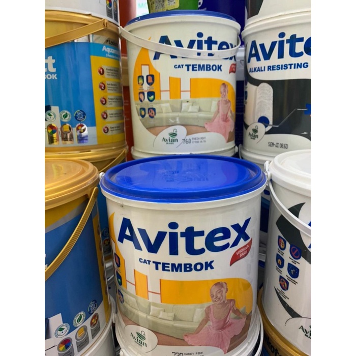 Avitex Emulsion Cat Tembok 5kg Finishing