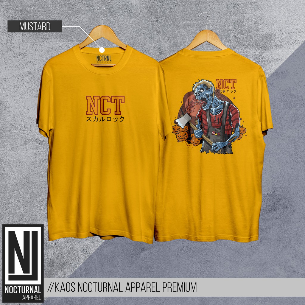 Kaos Distro Nocturnal Original - Nocturnal Zoombie