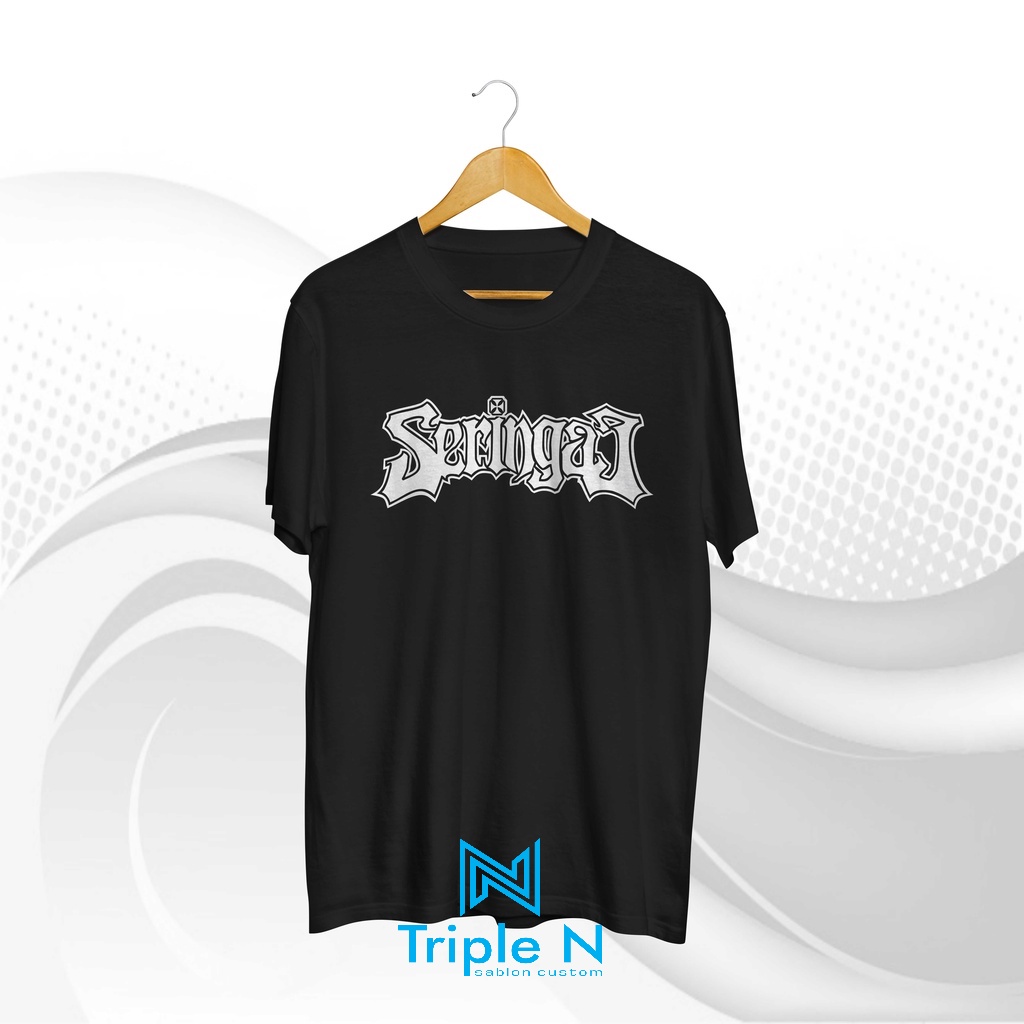 KAOS BAJU T-SHIRT DISTRO BAND MUSIK SERINGAI - TRIPLE N