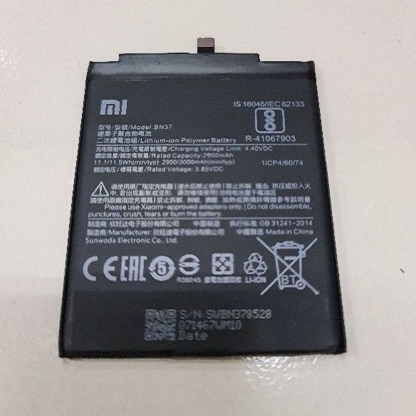 Baterai Battery Batre Redmi 6 / Redmi 6A BN37