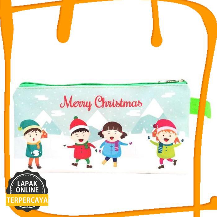 

Original Christmas Case Happy Kids Tempat Pensil Souvenir Natal Kristiani Jaminan Mutu