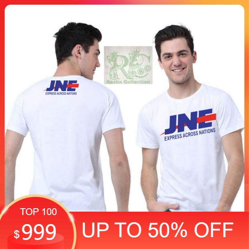 Baju Kaos JNE Logo JNE Exress Across Nations - Razkacollection1