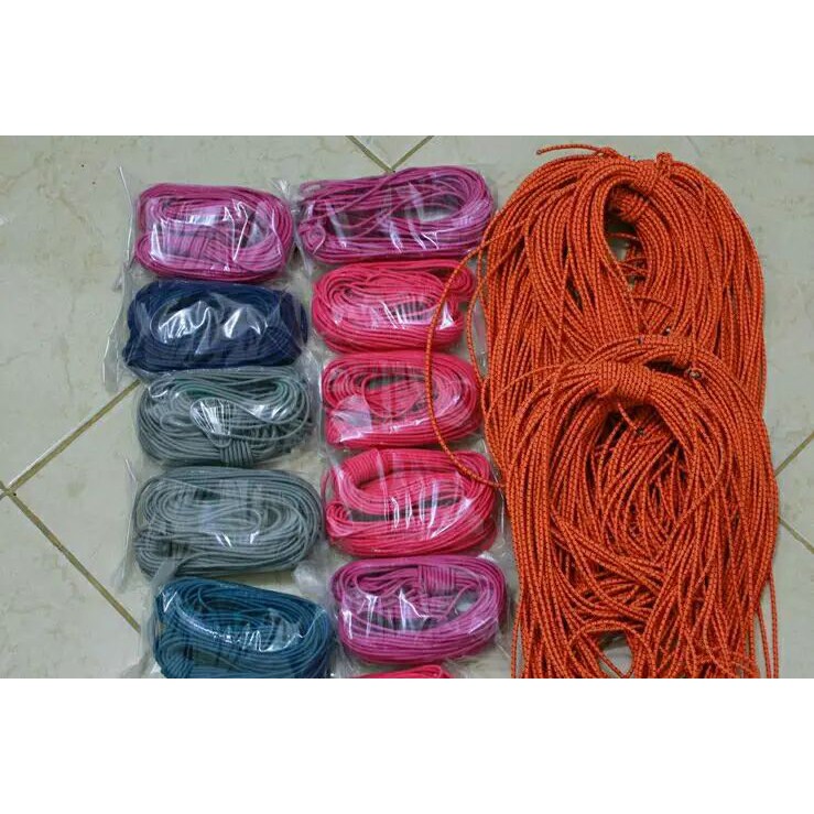 【COD】 Tali Elastis Karet String` Frame Tenda` Flysheet` Terpal` Kalung Gelang Ikat Rambut