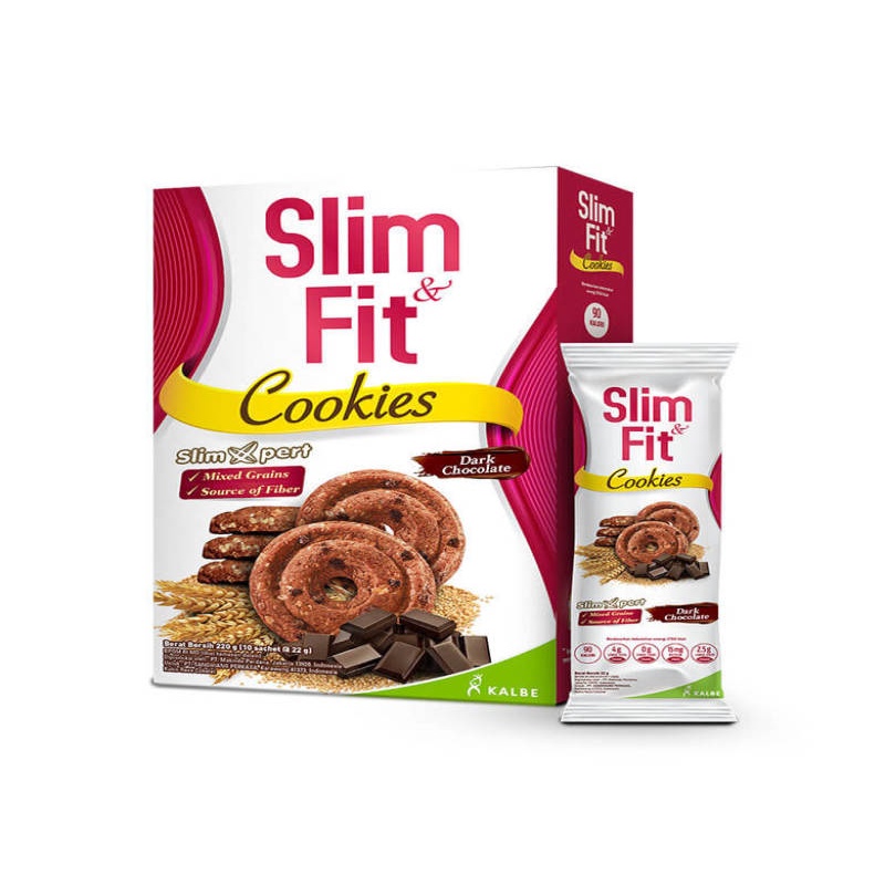 

Slim And Fit Cookies Dark Chocolate 10X22Gr