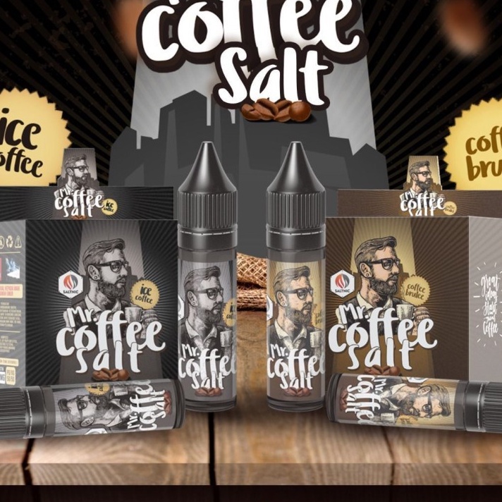 Jual Liquid Mr Coffee Salt Nic 15ML by 9Naga x IDJ Mr Coffee BRULEE