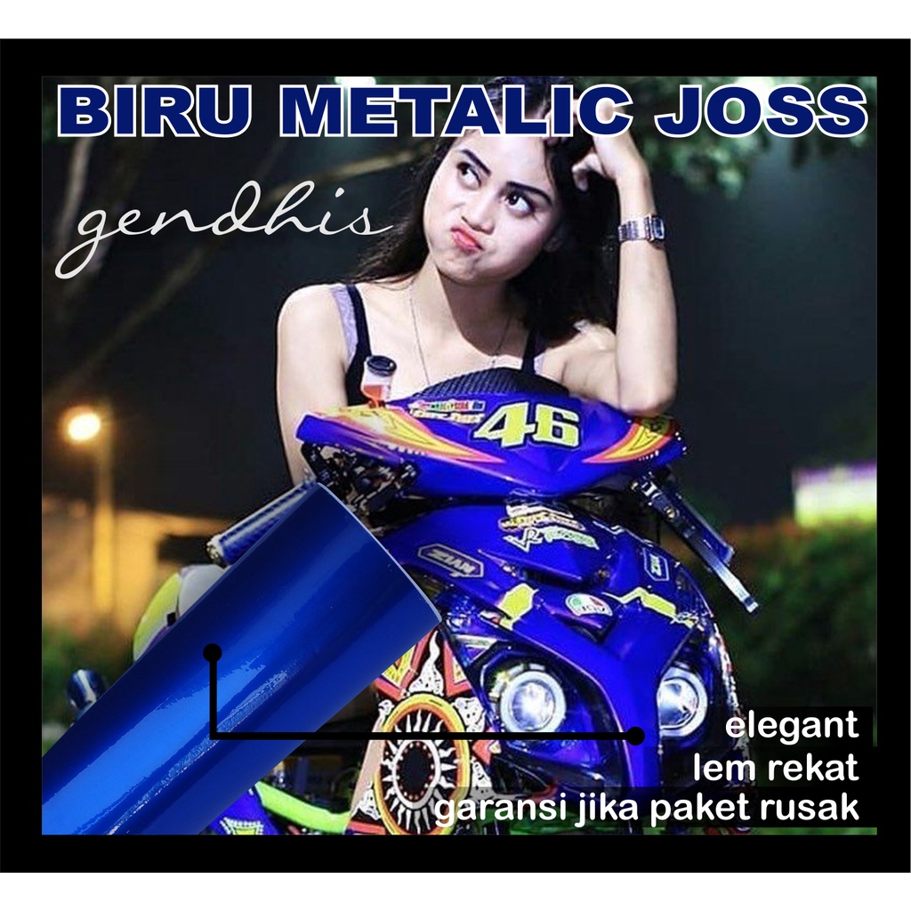 Skotlet Biru metalic / Biru Candy Metalic