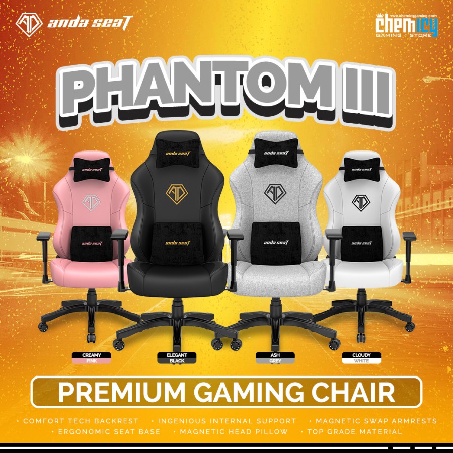 AndaSeat Phantom 3 Series Kursi Gaming Chair