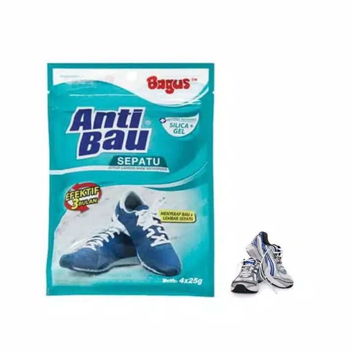 BAGUS Anti Bau Sepatu 4x25gr Penghilang Bau Sepatu