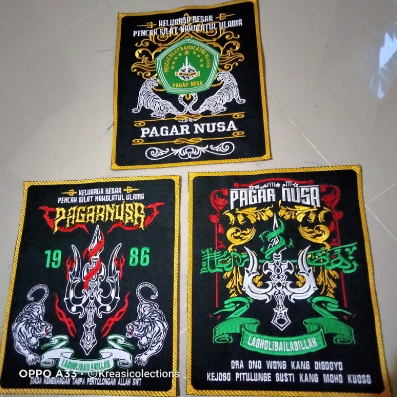 Bet  Punggung pagar nusa Bordir