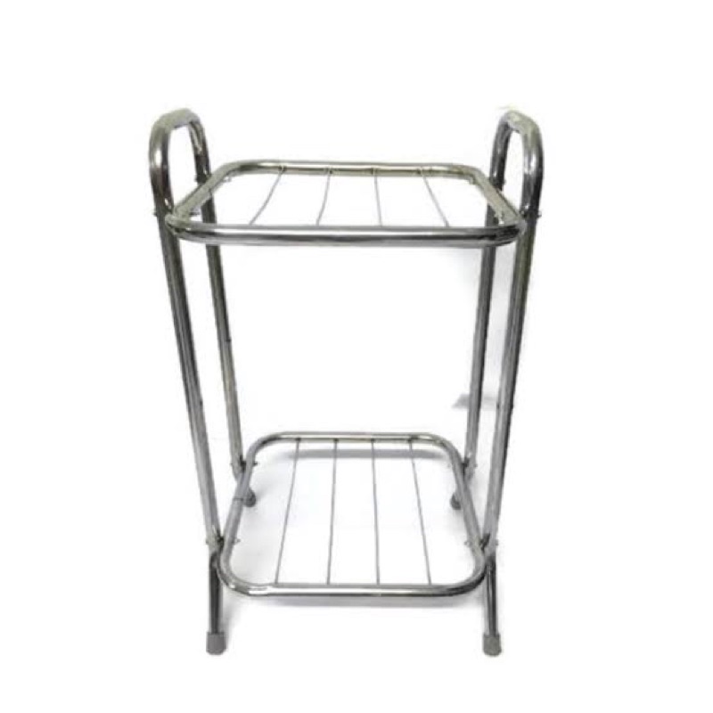 PICASSO RAK DISPENSER STAINLESS 2 SUSUN RAK SERBAGUNA ANTI KARAT KUAT AWET TAHAN LAMA