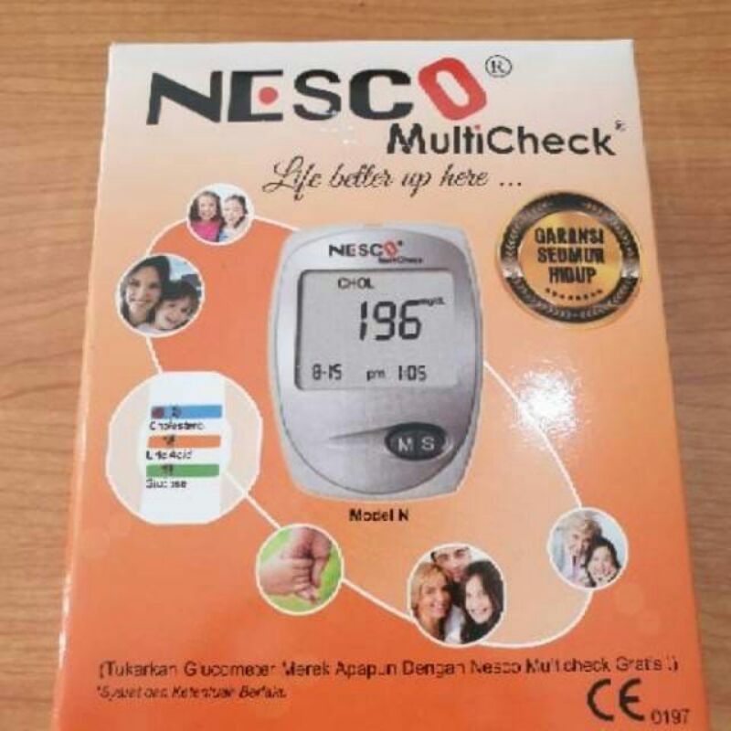 PROMO ALAT TES GULA DARAH, ASAM URAT DAN KOLESTEROL MERK NESCO
