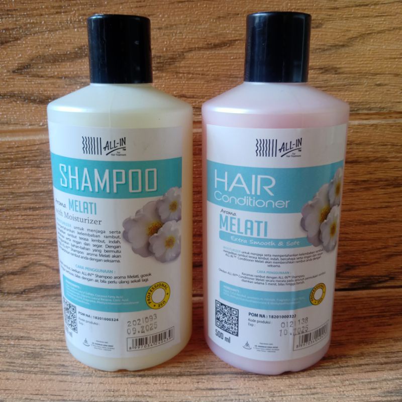 Paket ALL IN SHAMPOO & CONDITIONER MELATI