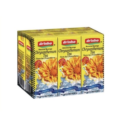 

Drinho Chrysanthemum 250ml (6 Pcs)/Minuman Teh Bunga Kotak