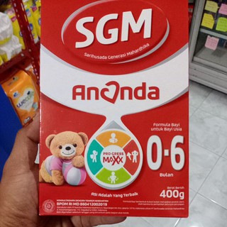 SGM 0-6 BULAN ANANDA 400GR