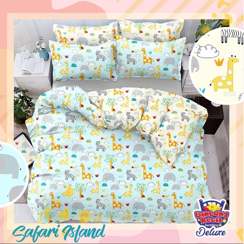 Sprei Anak Motif Karakter Bahan Disperse Anti Luntur - HANYA SPREI