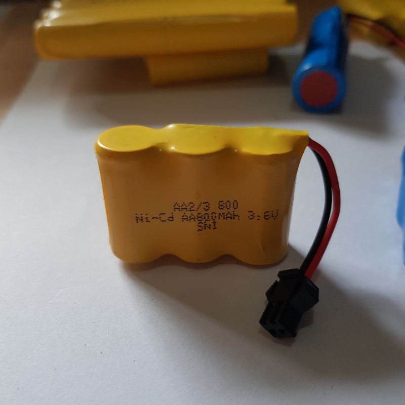 BATERAI MOBIL REMOT RC 800MAH 3.6V /BATERAI RC 3.6