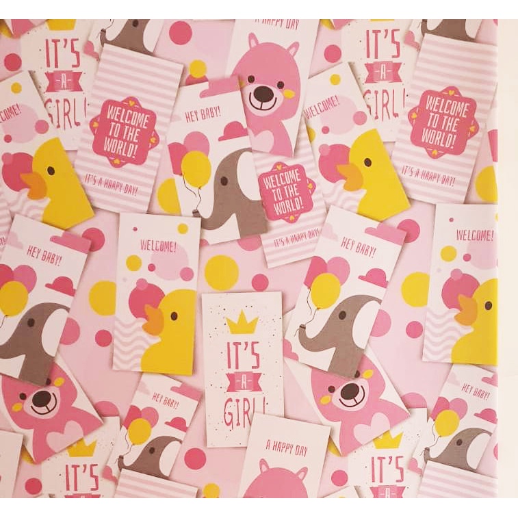 Kertas kado Wrapping Paper Sansan Wawa Seri Baby Kids