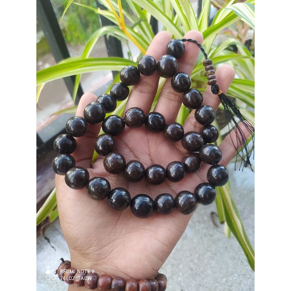 tasbih buah pocok gebang telur punyuh