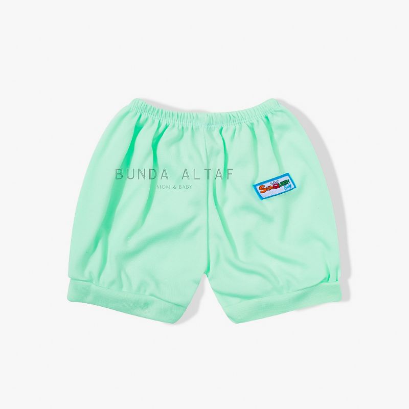 Celana Pendek Bayi SNI Polos dan Motif Shaqueen / Zahdan Baby 0-6 bulan [ Bunda Altaf ]