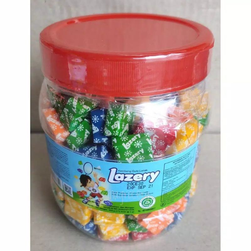 

Permen mirip SUGUS permen Lazery Yogurt Toples (isi 175 pcs.)