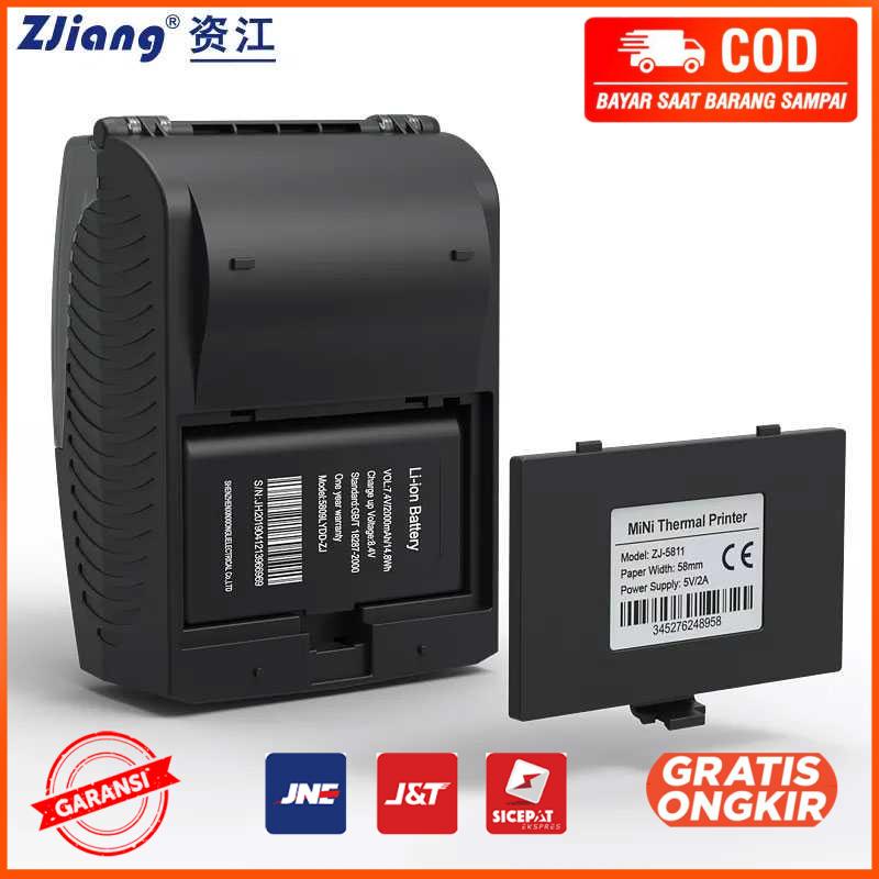 Mini Portable Bluetooth Thermal Receipt Printer ZJ 5811