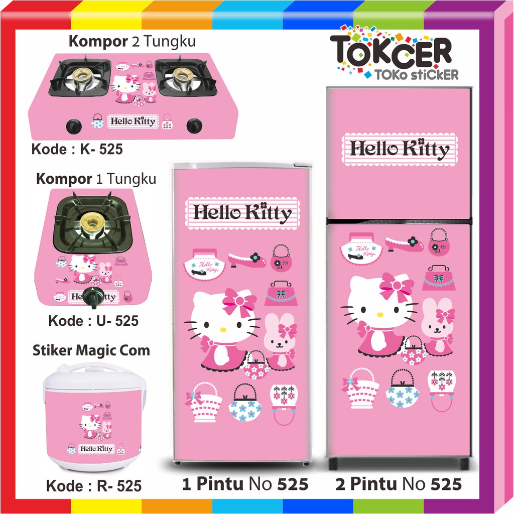 Stiker Kulkas dan Kompor  Hello Kitty 62