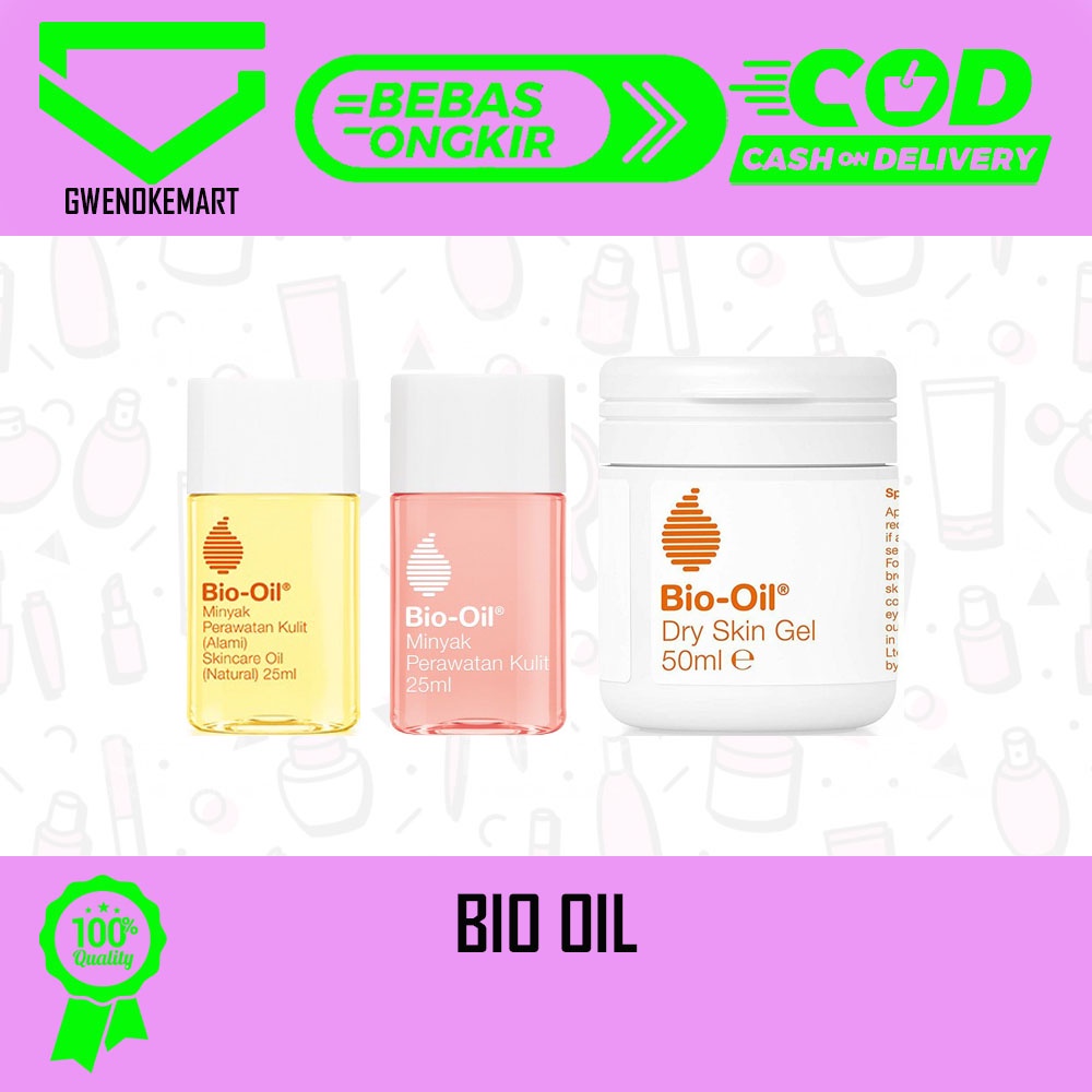 BIO OIL PENGHILANG BEKAS LUKA BIO GEL PENGHILANG BEKAS JERAWAT STRECTHMARKS SELULIT