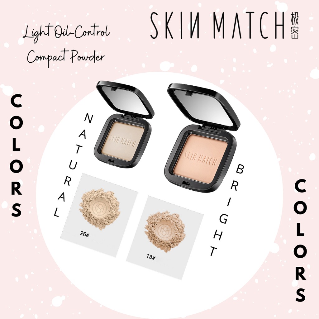 SKIN MATCH Light Oil-Control Powder - Bedak Padat Bebas Minyak