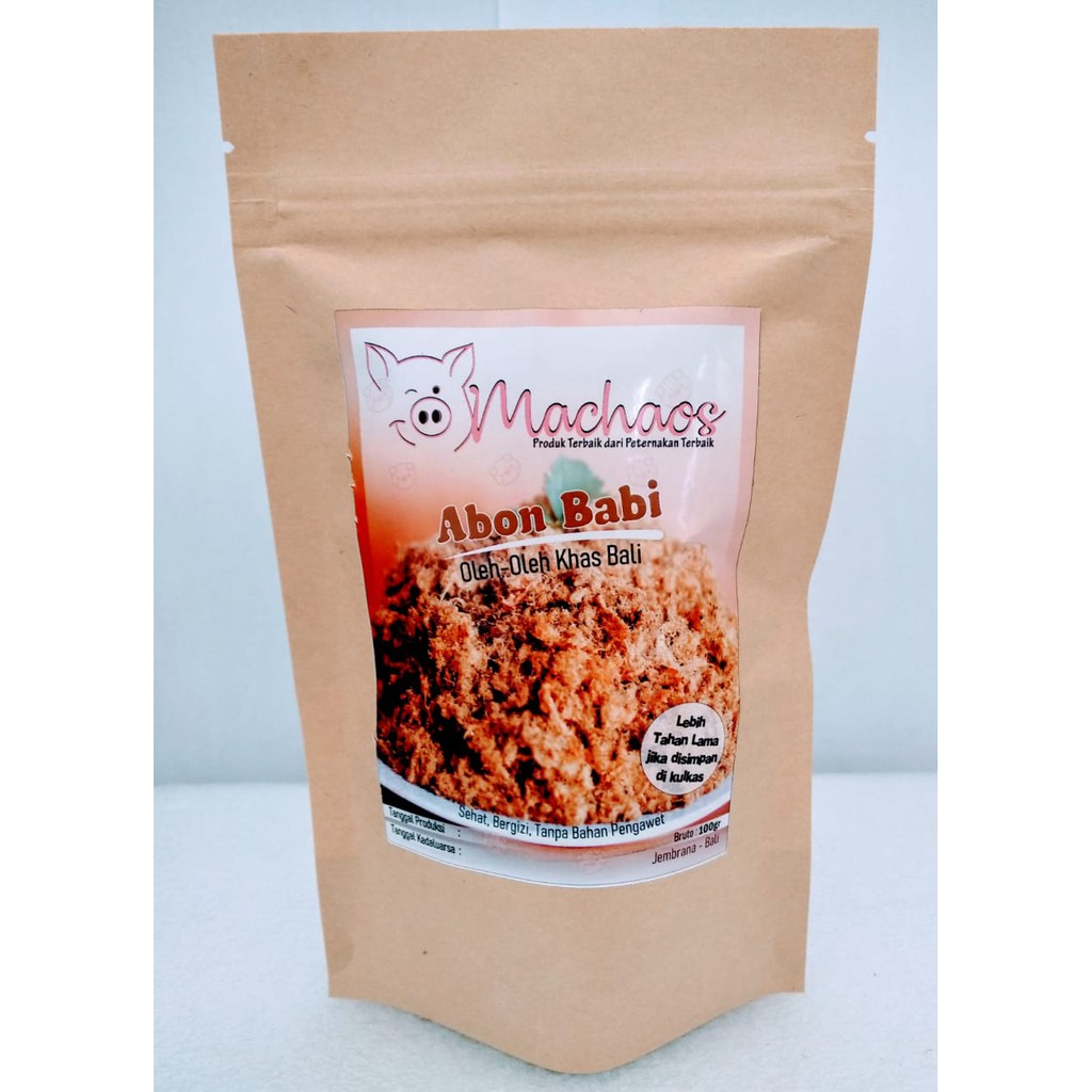 

Abon Babi Machaos Bumbu Khas Bali Premium Pork Floss Homemade 100 gram