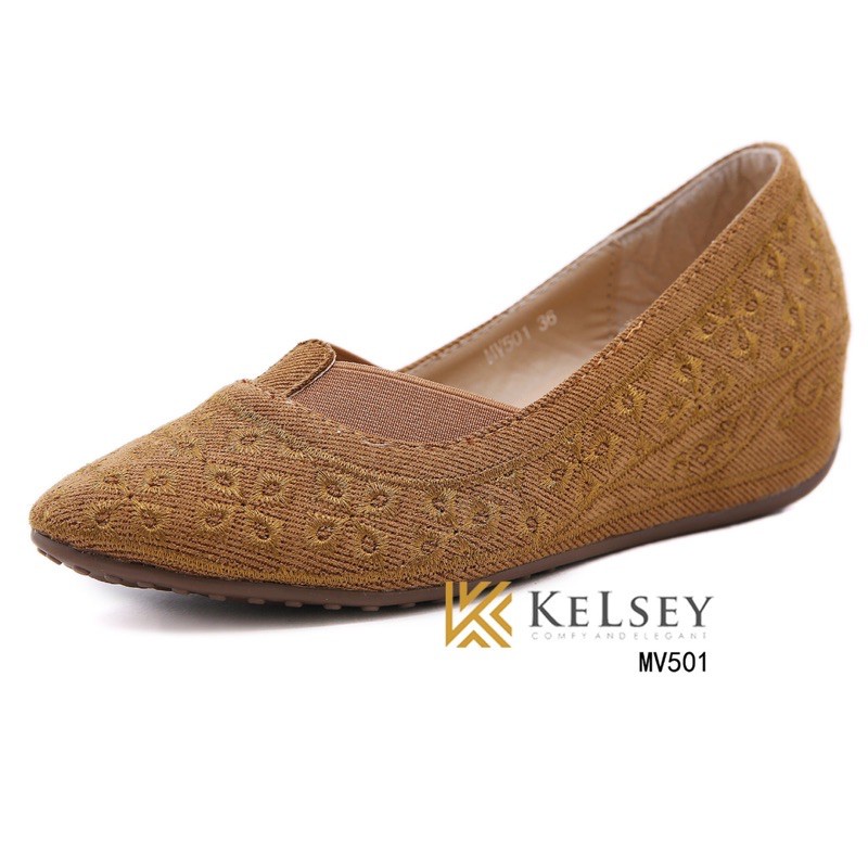 [ Free Kaos Kaki ] NICOLE SEPATU HELLS WANITA KELSEY MV501