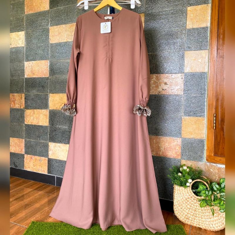 Rania abaya gamis polos wolfish s-xxxl