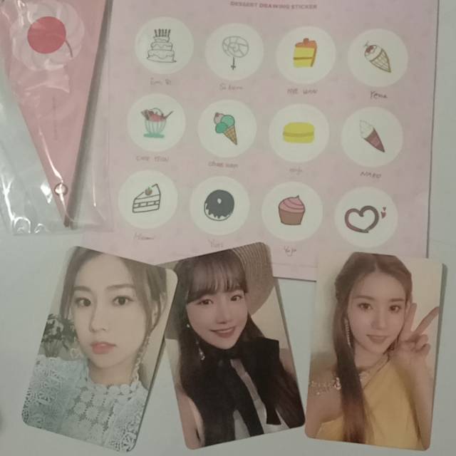 IZONE - HYEWON, YURI ,EUNBI PHOTOCARD
