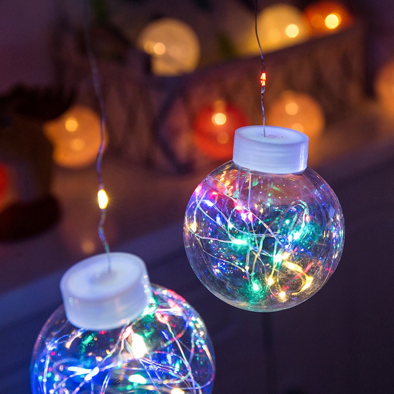 [3M LED Wishing Ball Curtain String Lights] [Fairy Garland Lights]