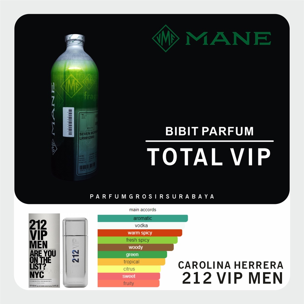 Bibit Parfum - CH212 VIP Men | Produk MANE | 1Kg Segel