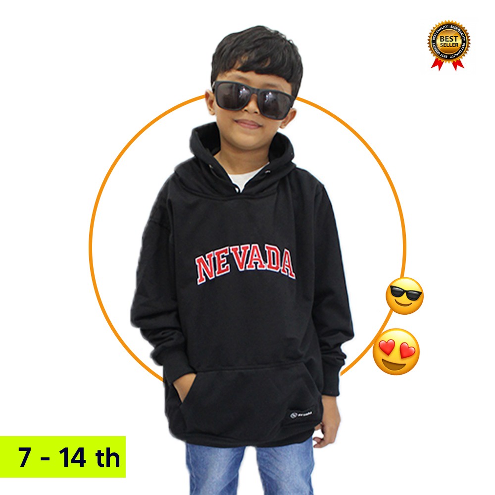 BISA COD - Jacket Jemper Jaket Nevada Kids Hoodie Hoodie Atasan Murah sweater Tebal Premium Wanita P