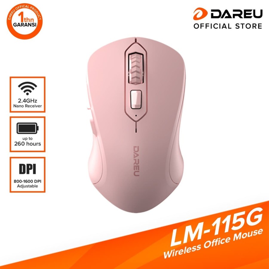 DAREU LM-115G Wireless Office Mouse