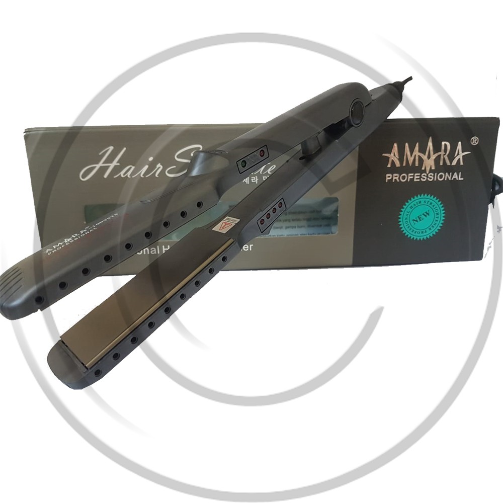 AMARA 2in1 3228 Proffesional - Catokan Rambut / Pengkeriting (Curly) / Pelurus / Hair Straightener