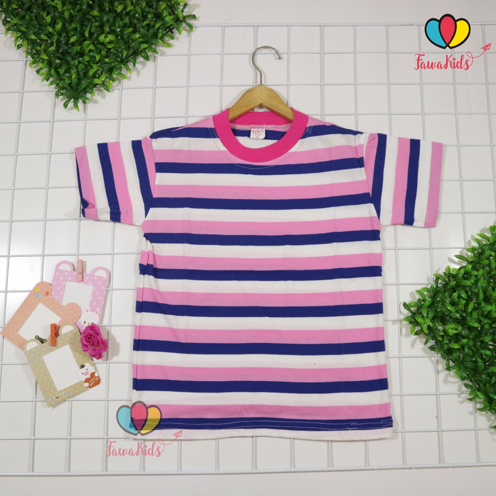  Kaos  Salur Pink uk 8 12 Tahun Baju  Murah uk Tanggung 