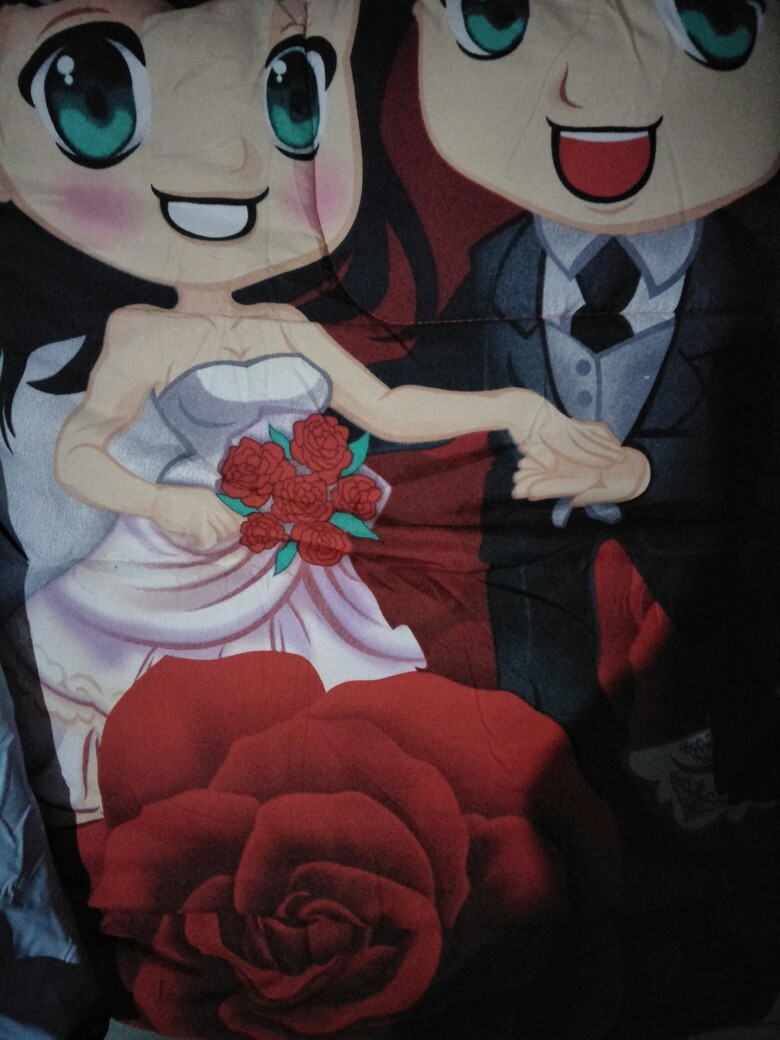 Vito Bedcover + Sprei 180x200 Motif Wedding Safari Modelista Kimberly Oakwood Pink - King 180 160 Bc