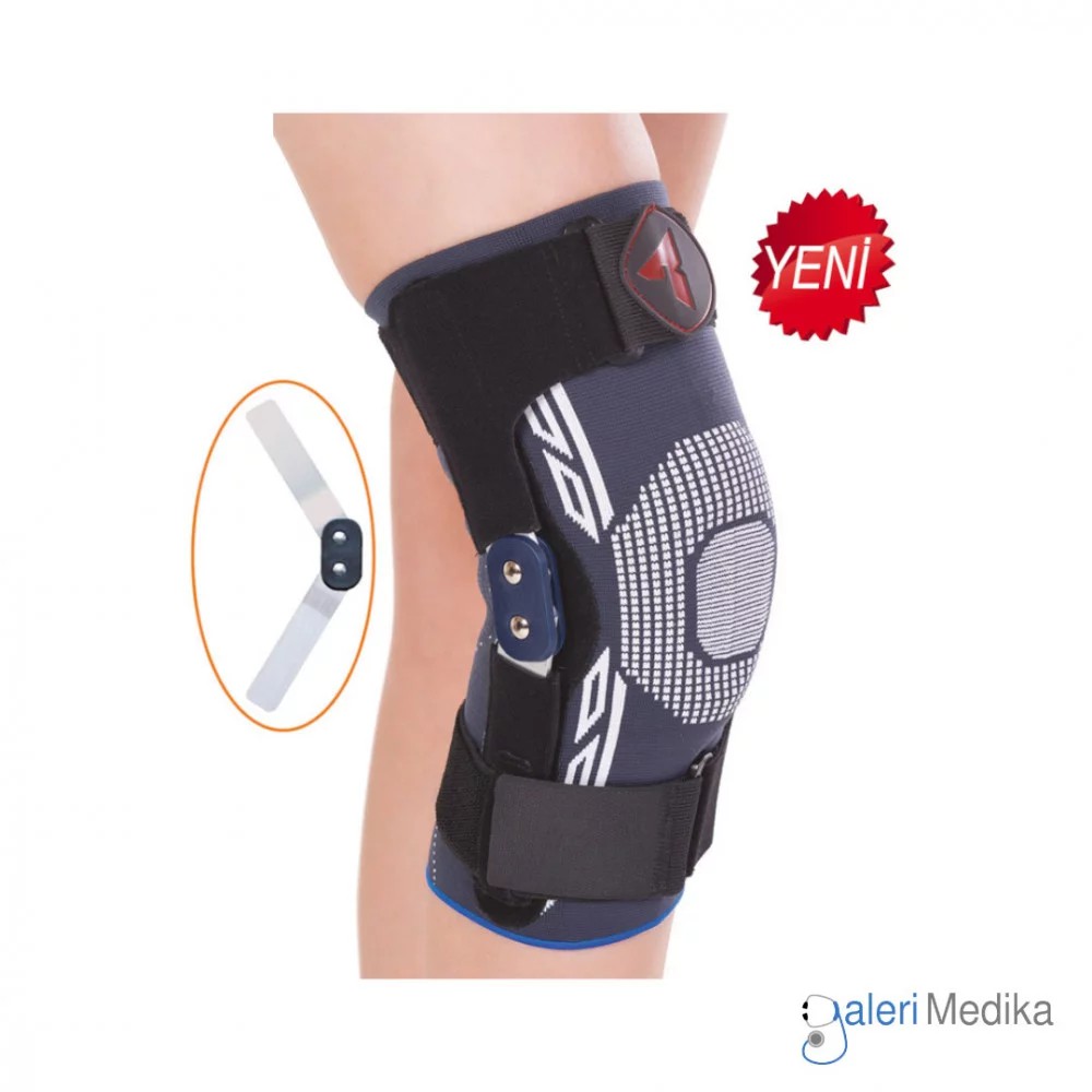 Variteks 454 Knitted Hinged Knee Support Dengan Dua Pelat Aluminium