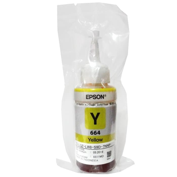 Tinta Epson Original 664 t6641 Black- Tinta Refill Epson L210 L110 FPS2138