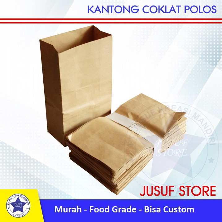 

PAPERBAG COKLAT SAMSON POLOS ISI 100PCS