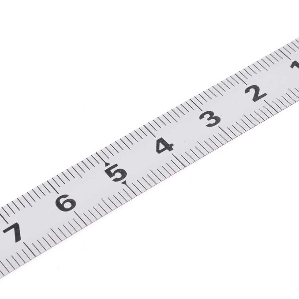 GIJ - Mayitr Meteran Adhesive Scale Bar Steel Ruler 2 Meter