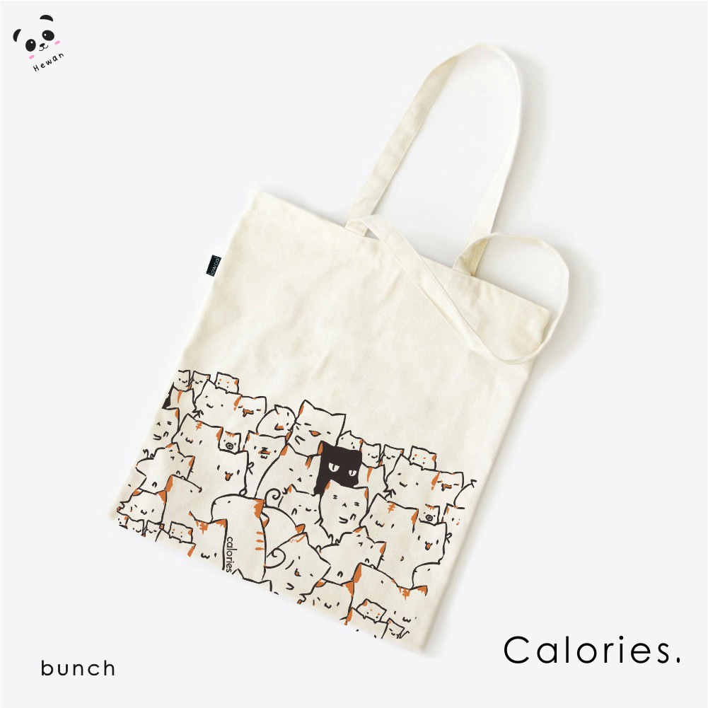 Totebag Lucu motif Hewan vintage klasik panda beruang polar bear #TOHW